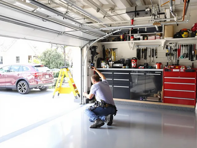 Local garage door repair service by Newington Garage Door Repair in Newington