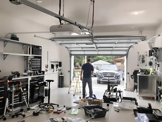 Garage door opener installation by Newington Garage Door Repair in Newington